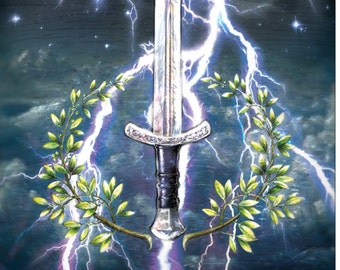 Ace of Swords - Tarot Fine Art Print