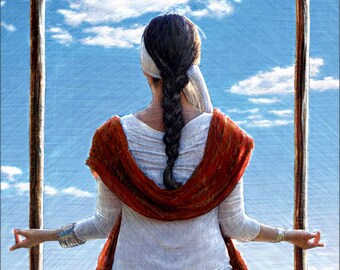 Two of Wands - Tarot Fine Art Print