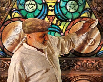 Three of Coins - Tarot Fine Art Print