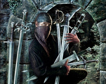 Seven of Swords - Tarot Fine Art Print