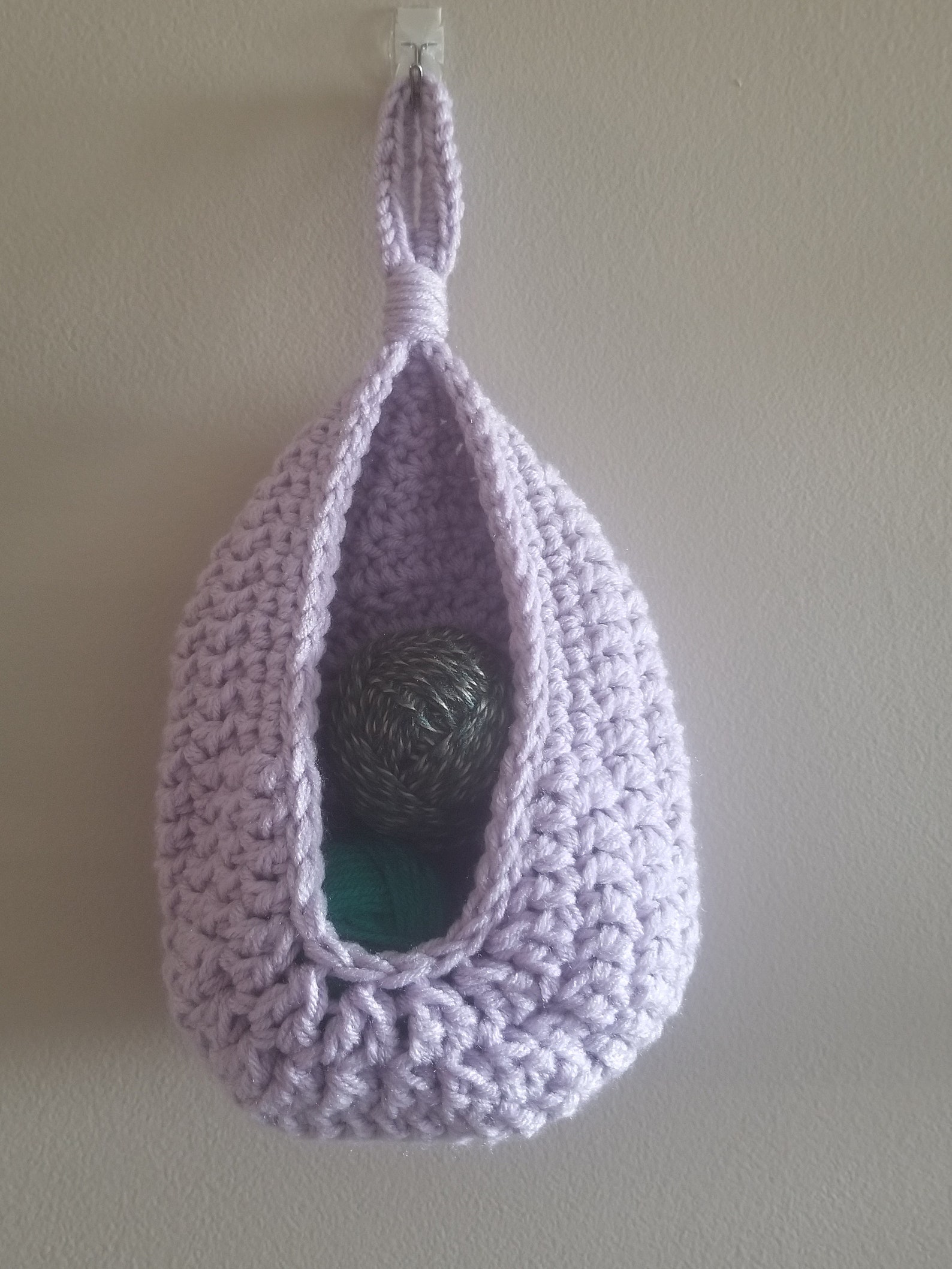 Crochet Hanging Baskets Teardrop Basket Etsy