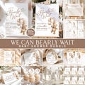 Bearly Wait Baby Shower Bundle, Teddy Bear Baby Shower Games, Baby Shower Game Bundle, Neutral Teddy Bear, 80+ Editable Canva Templates product logo