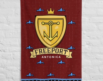 Bandera de la ciudad de Freeport (oeste y este)
