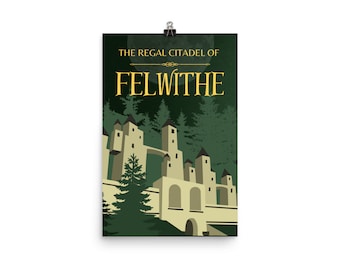 Póster de la ciudad real de Felwithe