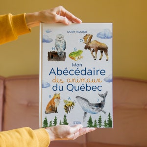 livre Mon abécédaire des animaux du Québec Cathy Faucher illustration