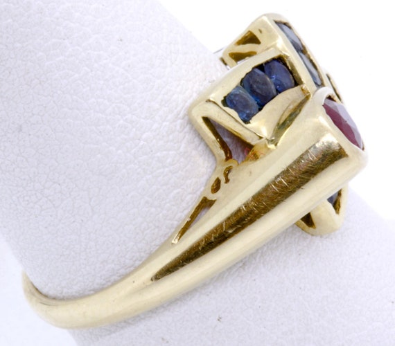Stunning SCBS 10K Solid Yellow Gold Cocktail Ring… - image 3