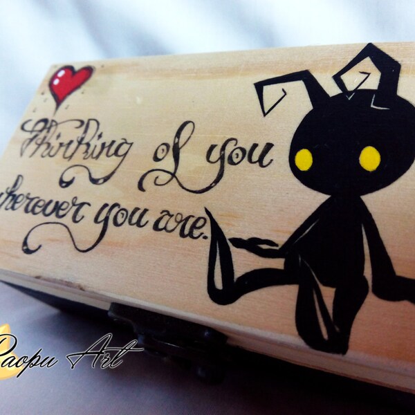 Heartless Wooden Box - Kingdom Hearts