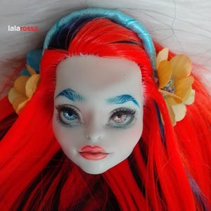 Repainting Monster High, OOAK, Skeleton. Head only!