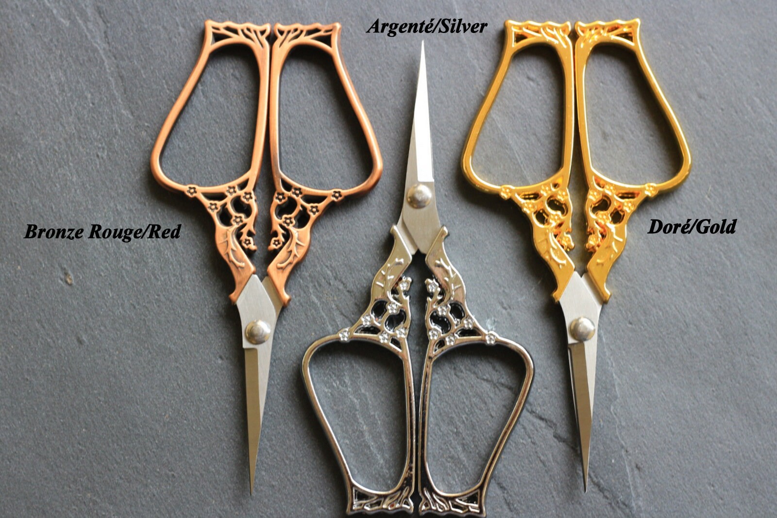 Sharp Yarn Scissors Designer Bird Shears Thread Trimmer Gold, Rose