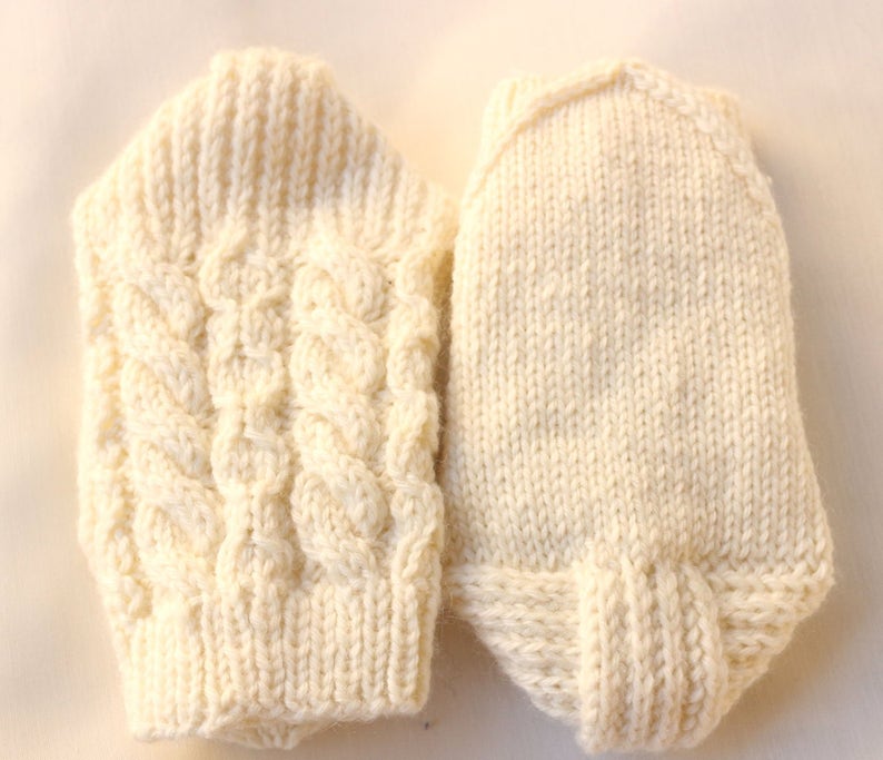 Ready to ship Baby Booties Girl Knitting Wool Handmade image 5