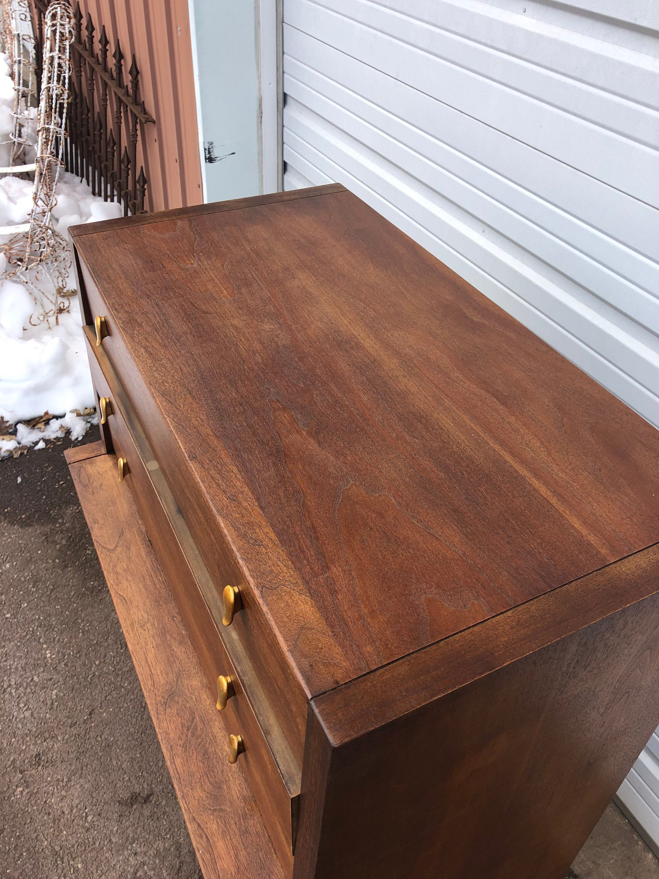 Mid Century Modern Drexel Furniture Profile Collection Walnut Etsy