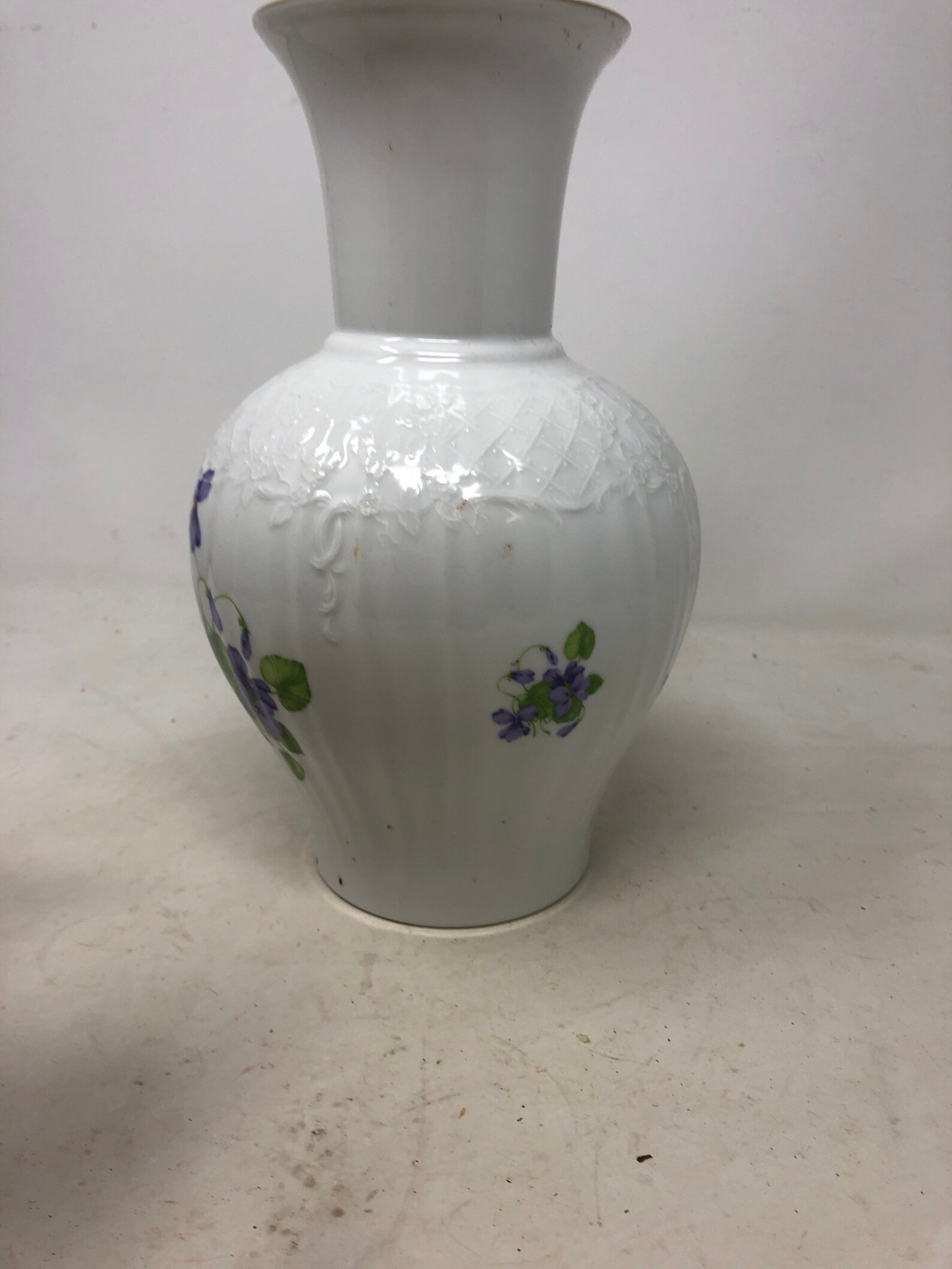 Vintage Kaiser Porcelain W Germany Vase Viola With Designer Etsy