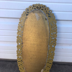 Vintage Hollywood Regency Spiegel mit Floral Design 1970er | Etsy