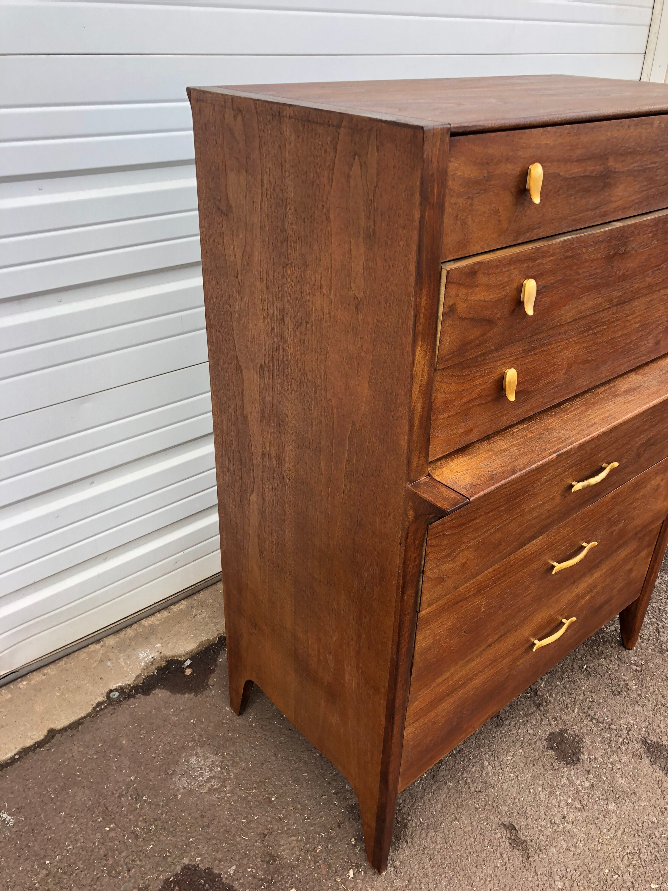 Mid Century Modern Drexel Furniture Profile Collection Walnut Etsy