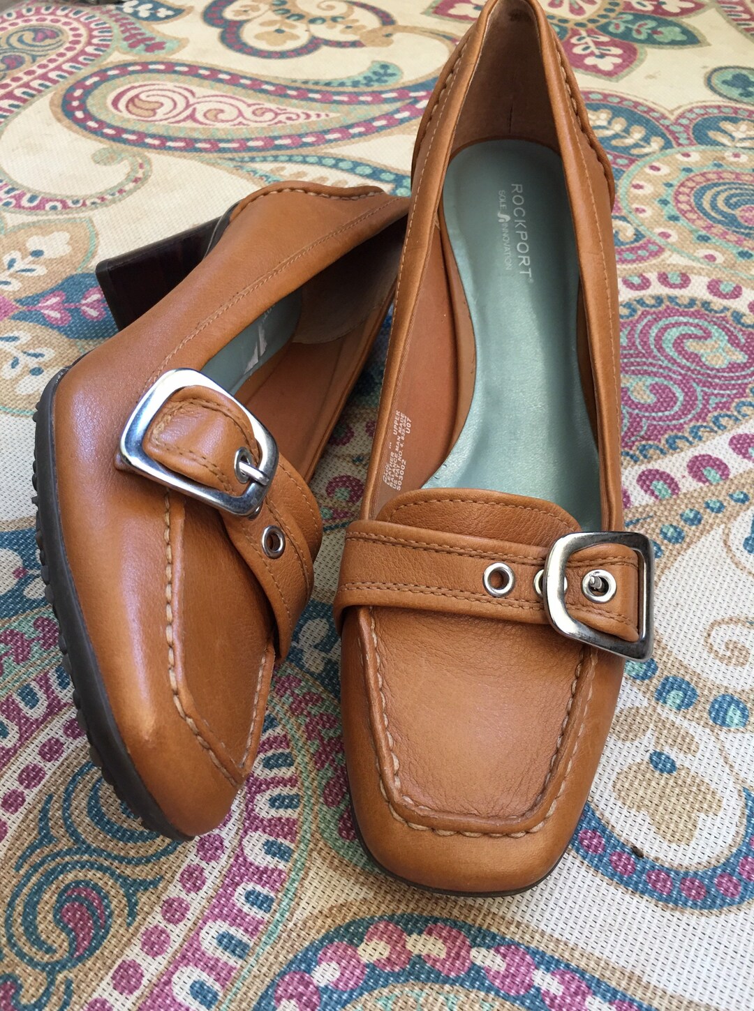 Rockport Made in Italy Women’s Brown Leather Loafers 7.5 Women main image 3