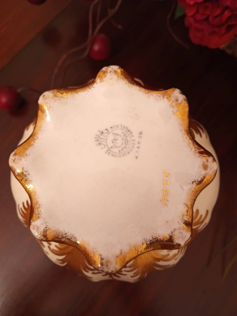 Victorian Semi Vitreous Porcelain Pitcher 3244 K T & K Etsy