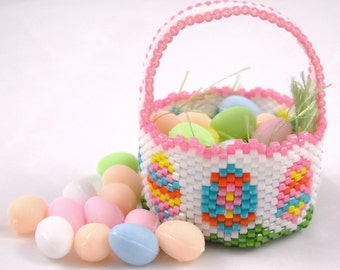 Beaded Easter Basket
