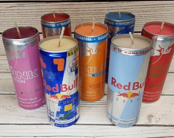 Soy way Can Candles red bull
