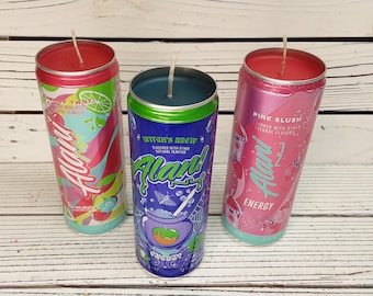 ALANI Energy Drink TALL 12oz Can Candles.  Handmade wax candles.