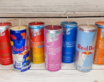Mini ENERGY Drink Can Candles. Handmade wax candles