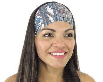 Wide Women's Headband Yoga Headband Nonslip Running Headband Hair Accessories Workout Fashion Headband Spandex Printed Headband Turban S179