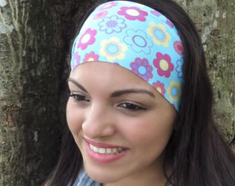 Diadema para yoga - Diadema para correr - Diadema para fitness - Diadema ancha - Diadema antideslizante - Diadema turquesa - Diadema ancha - Turbante para mujer - Cintas para la cabeza - S251