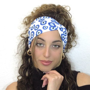 Twisted Headband, Yoga Headband, Knot Headband, Evil Eye, Turban Headband, Wide Headband, Workout Headband, Nurse Headband, Knotted Headband