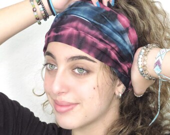 Wide Yoga Headband, Women Headband, Scrunch Boho Headband, Running Headband, Fitness Headband, Turban, Bohemian Headband, No Slip Headband