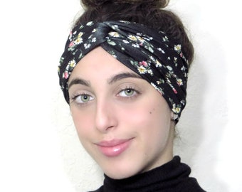 Diadema Turbante Negra