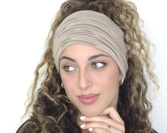 Boho Headband, Extra Wide Headband, Yoga Headband, Scrunch Headband, Running Headband, Tube Headband, Wide Turban, Head Wrap, Hair Scarf