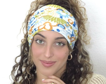 6er Set Stirnbänder Frauen - Breite Wellige Boho Kopftücher Für Yoga & Sport