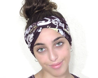 Jersey Twist Headband, Yoga Headband, Boho Headband, Headwrap, Twist Headwrap, Knot Headband, Turban Headband, Adult Headband, Women Turban