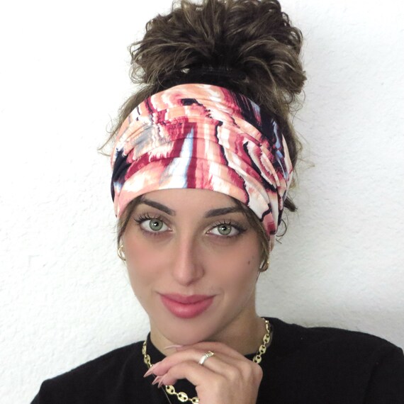 Boho Headbands For Woen Fashion Wide Headband Yoga Workout Head Bands