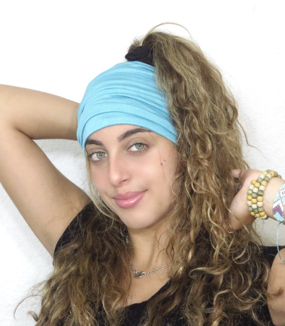 Axy Fascia Larga Per Capelli Con Fili Glitterati - HR31 - Colore Nero Extra Larga - Accessorio Elegante Per Donne