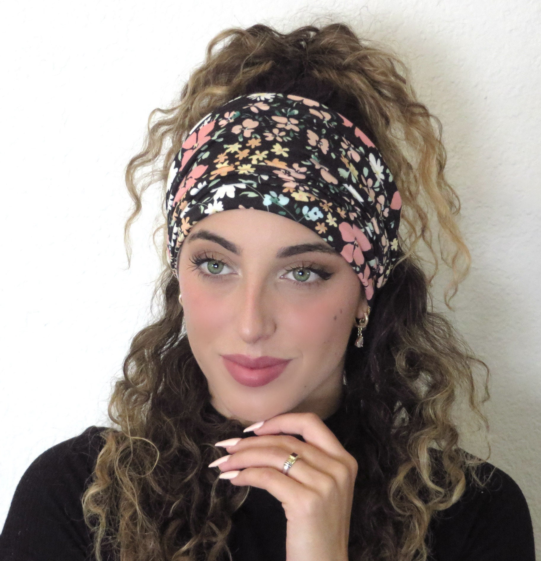 CHARM Bandeau Cheveux Femme Bandana Soleil - Foulard Jersey Durable Avec Elastique Large Style Boheme Yoga Hair CHARM Bandeau Cheveux Femme Bandana Soleil - Foulard Jersey Durable Avec Elastique Large Style Boheme Yoga Hair