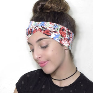 Twist Turban Headband, Yoga Twist Headband, Adult Twist Headband, Twist Headband, Women Twist Headband, Tie Dye Headband, Twist Turban