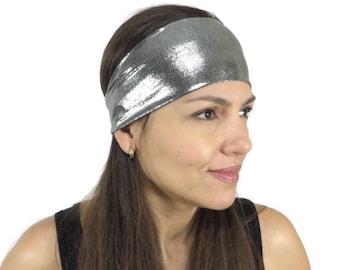 Hair Accessories Yoga Headband Fitness Headband No Slip Headband Women Hairband Boho Running Headband Fashion Headband Silver Headband S87
