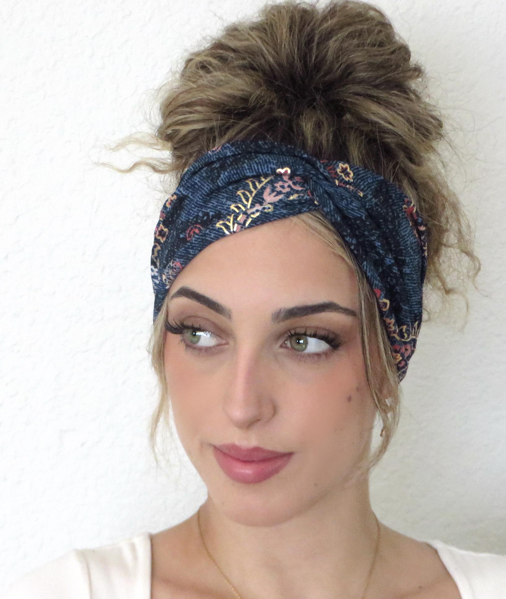 Anthropologie  Deepa Twist Justine Headband Tori Voilette Headband -- Cream – Jennifer Behr LLC main image 3