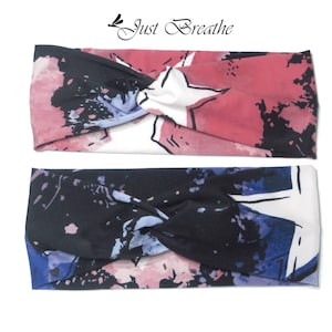 American Flag Headband, 4th Of July Headband, Yoga Headband, Twist Headband, Red Blue And White Fitness Headband Women Turban Boho Headband