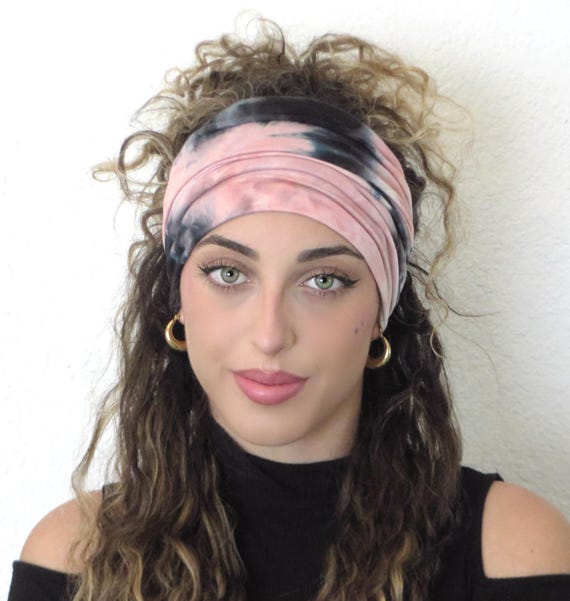 Fascia Per Capelli Con Turbante Rosso Scarlatto, Fascia Per Capelli Yoga, Fascia Per Capelli Boho, Fascia Per Capelli Rossa Per Donna, Fascia Extra Larga, Accessori Per Dreadlock - Italia - Foto 9