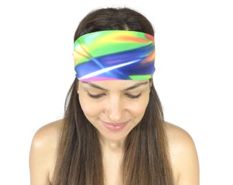 Yoga Headband, Fitness Headband, Workout Headband, Stretch Headband, Running Headband, No Slip Headband, Headband, Wide Headband S129