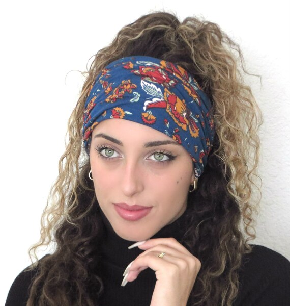 Boho Stirnband Für Damen – Breites Elastisches Haarband Für Sport, Yoga & Alltag – 3er Set