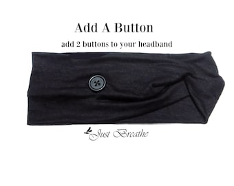 Add A Button, Headband Button, Add A Button Headband, Headband With Buttons