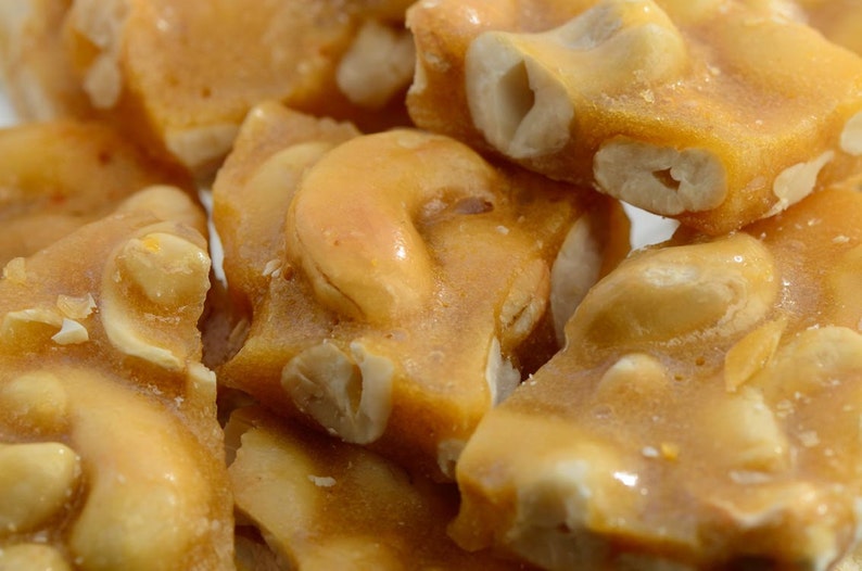 Cashew Brittle 100g Bags Toffee Roasted Cashews Nuts Gift Etsy UK