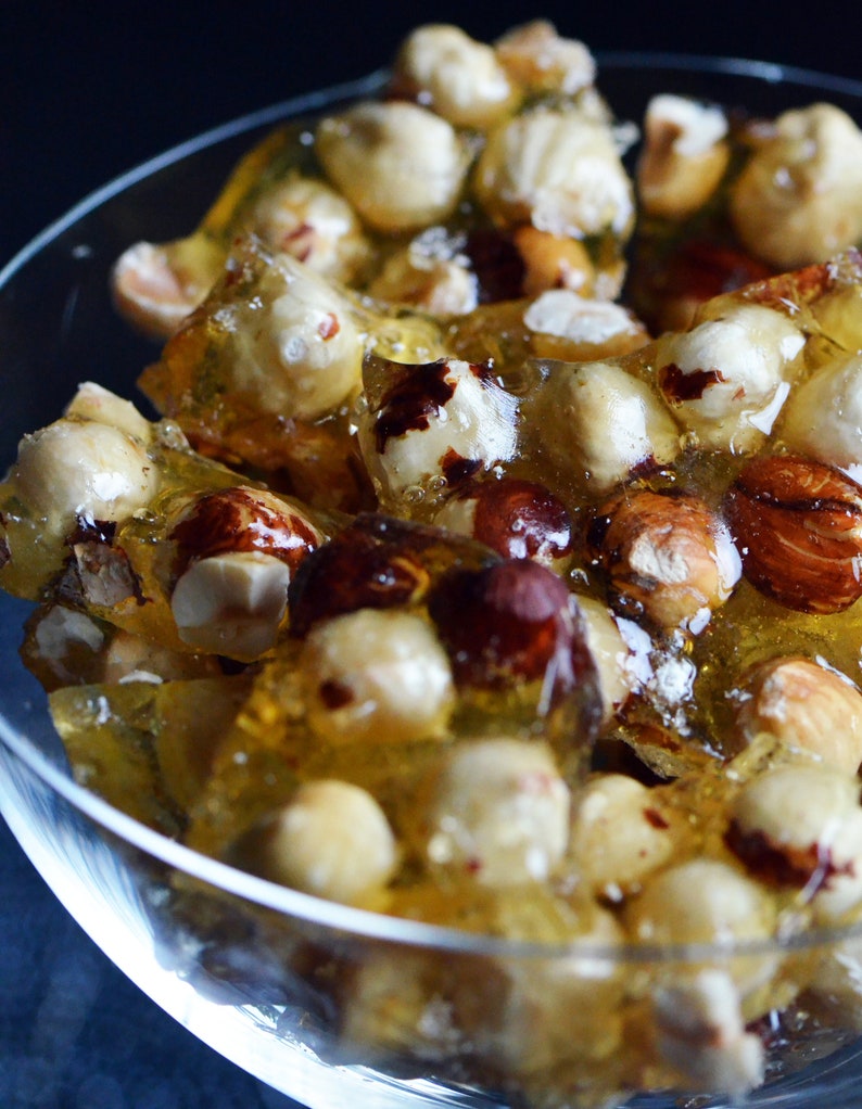 Hazelnut Praline 100g Bags Toasted Hazelnuts Golden Etsy UK