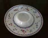 Artois Bleu Bernardaud Egg Cup Egg Holder Egg Dish Egg Server Soft Boiled Egg Vintage French Porcelain Versailles Blue Laurel Wreath
