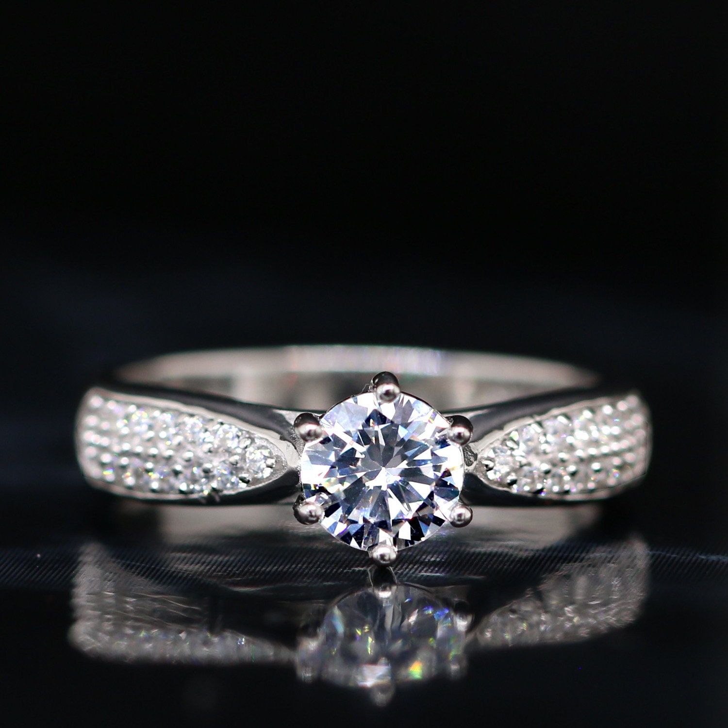 Camo Wedding Ring Set for Him and Her Titanium Black IP Etsy