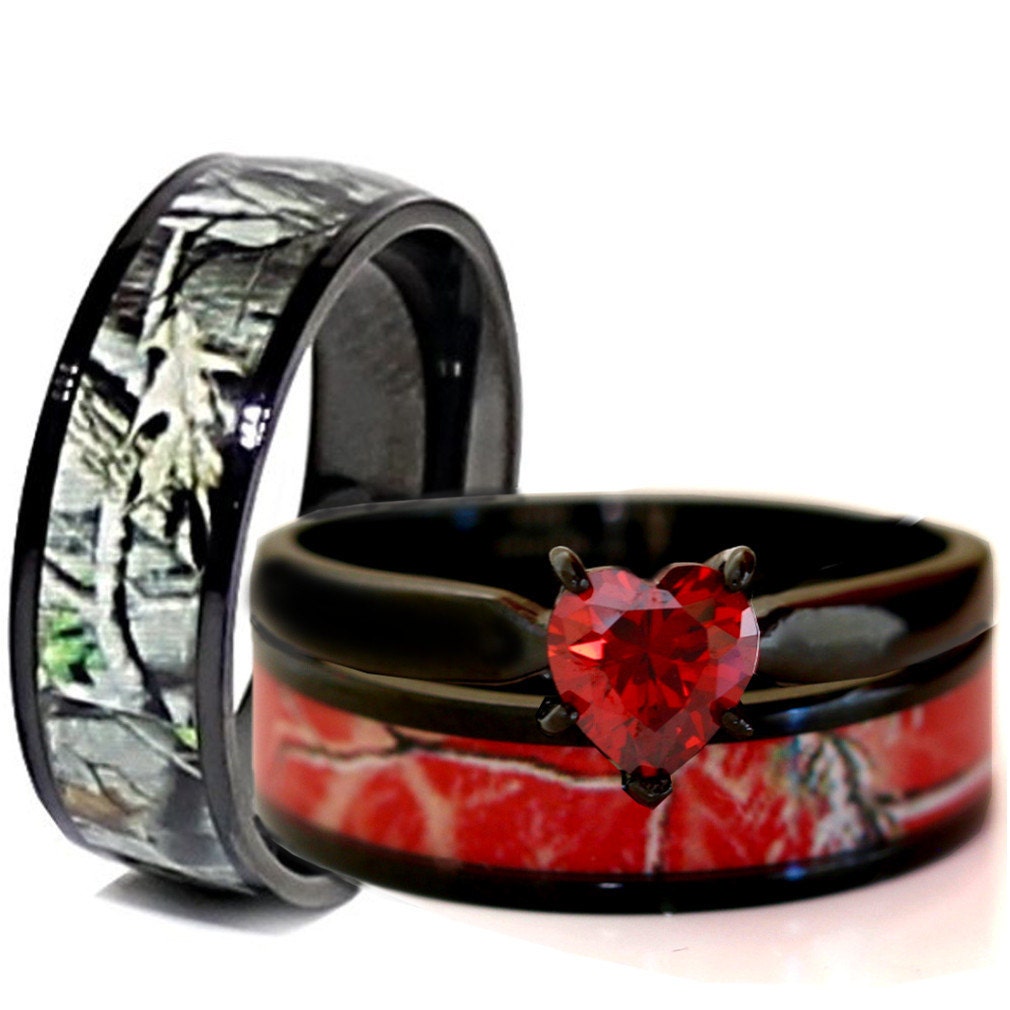 Camo rings outlet for couples