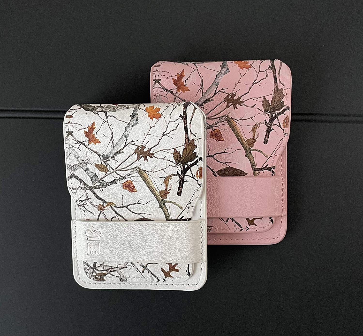 White Snow Camo Wallet Leather Minimalist Wallet Unique
