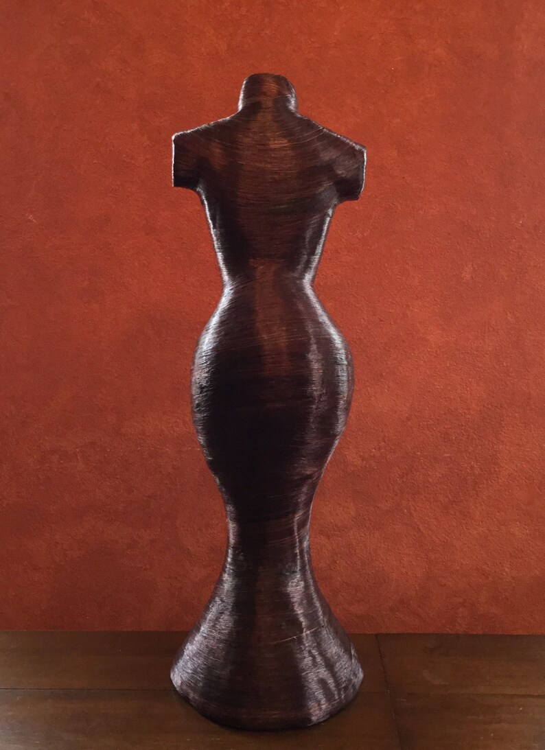 Paper Mache Display Mannequin for necklaces chains pendants Etsy